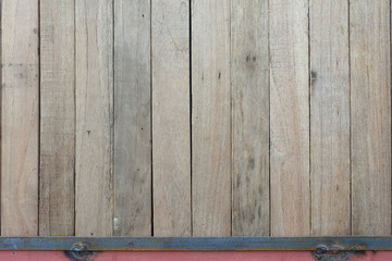 Old wood Plank floor wall with steel texture background