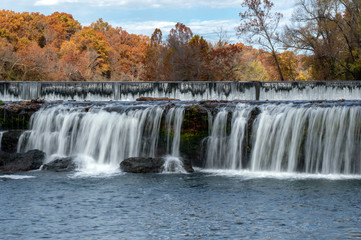 A delightful outdoor scene on a fall day in the Ozarks.