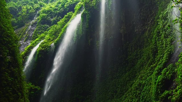 Madakaripura Waterfall, Bromo, Indonesia, Zoom out.