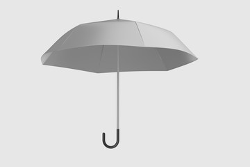 3d rendering, the umbrella with white background