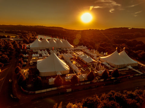 Zeltfestival Ruhr (ZFR) at Sunset