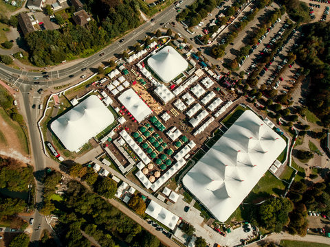 Zeltfestival ruhr aerial view