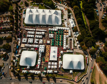 Zeltfestival ruhr aerial view