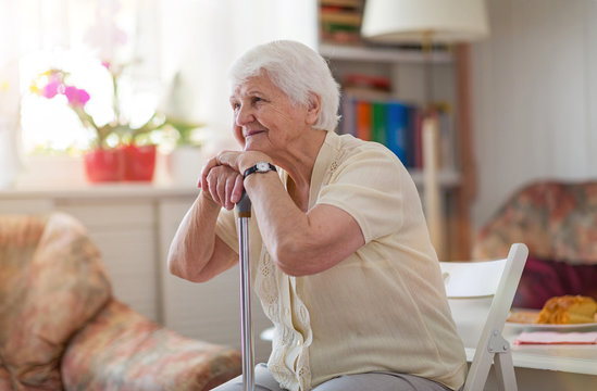 Portrait of an elderly woman