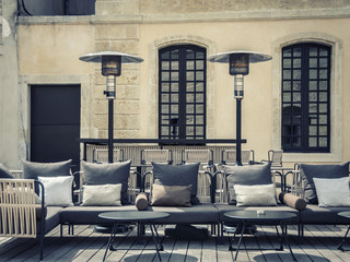 Luxury chill out terrace