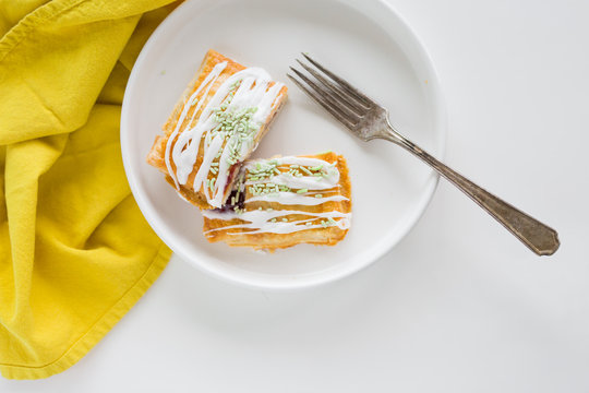 Strawberry Poptart  With Icing And Sprinkles