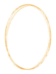 Golden crystal frame