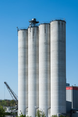 Getreidesilos in Heilbronn