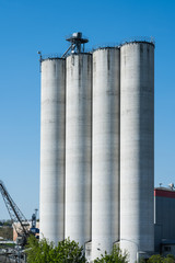 Getreidesilos in Heilbronn