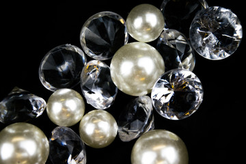 background with diamonds