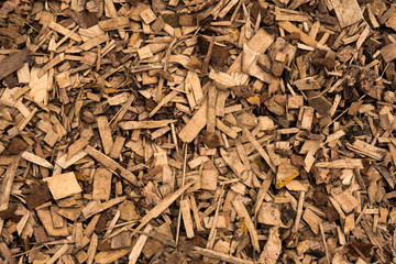 TWood sawdust texture. wood waste. building material.