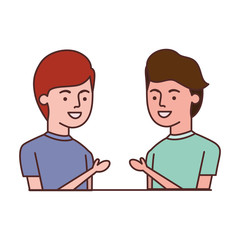 young men avatar character