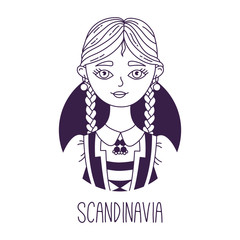 Scandinavian Norwegian woman 
