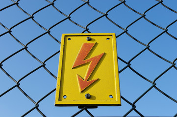 Sign, HIgh Voltage, Germany, Europe