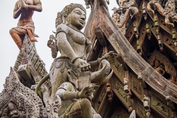 Fototapeta premium Sculptures in wood , Thailand