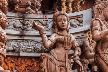 Fototapeta premium Sculptures in wood , Thailand