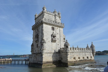 Fototapeta na wymiar tower of belem in lisbon portugal