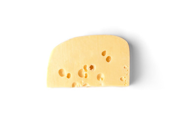 Cheese isolated on white background. 