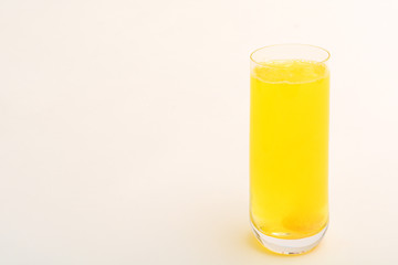 Healthy orange flavour vitamin drink