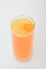 Healthy orange flavour vitamin drink