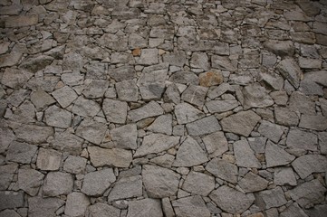 完璧なバランスで組まれた石垣