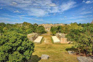 Ancient Mayan city of Uxmal, Puuc Region, Merida, Mexico