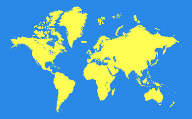 World map background. Blank worldmap template for infographics, reports, designs.