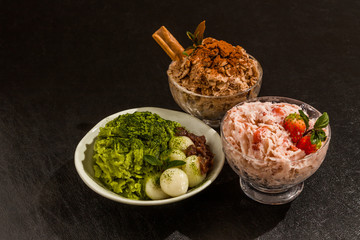 アジアのかき氷　Shaved ice that Asian fruit