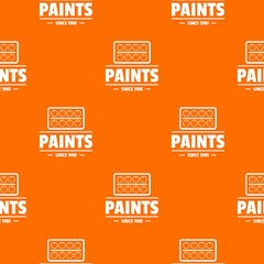 Paint tool pattern vector orange for any web design best