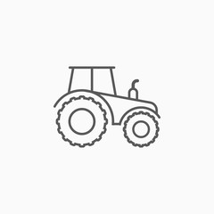 tractor icon, tractor vector