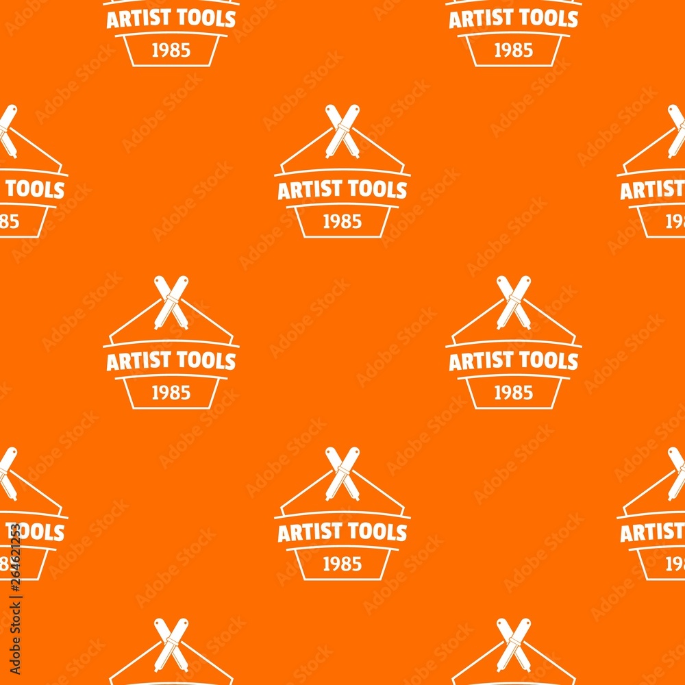Poster designer tool pattern vector orange for any web design best