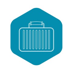 Briefcase icon. Outline illustration of briefcase vector icon for web