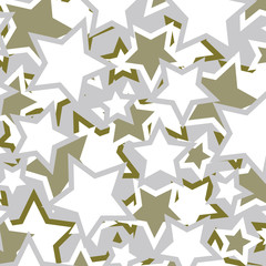 Geometric ornament for ceramics, wallpaper, textile, star