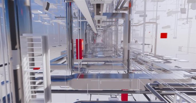 Computer design of utilities at BIM technology