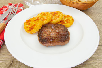 rösti avec steak 