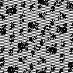 Old lace background, ornamental flowers. Vector texture. lace pattern with flowers.