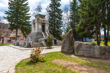 Fototapeta premium Koprivshtitsa, Bulgaria - Monument mausoleum of April uprising
