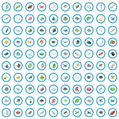 100 war icons set in isometric 3d style for any design vector illustration