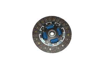 Car clutch plate isolated on a white background