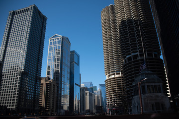 Fototapeta na wymiar skyscrapers in Chicago 