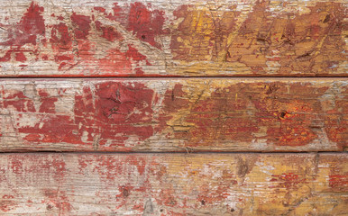 Fototapeta na wymiar Brown/Reddish Old Weathered Wooden Planks