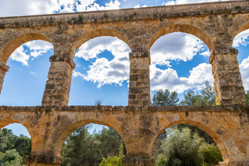 Fototapeta na wymiar Roman aqueduct Ponte del Diable