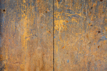 Blue/Yellowish Old Weathered Wooden Planks