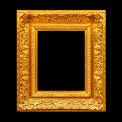 Rococo luxury gold frame