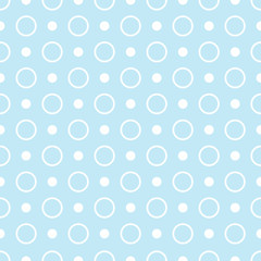 Abstract seamless background of rings, eps10. blue vector seamless circle background