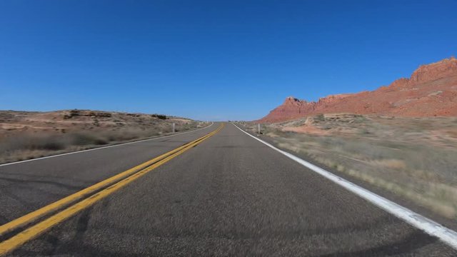 Hyperlapse Drive through Monument Valley - travel photography