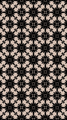 Ornate geometric pattern and abstract multicolored background