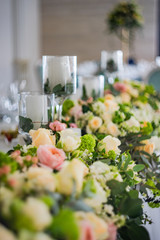 Floral wedding composition