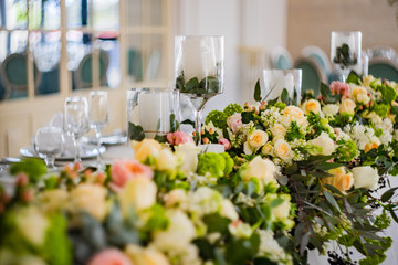 Floral wedding composition