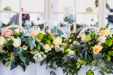 Floral wedding composition